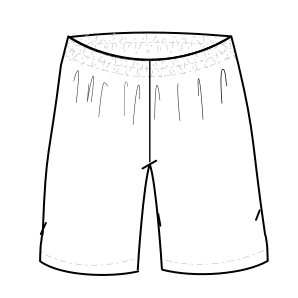 Patron ropa, Fashion sewing pattern, molde confeccion, patronesymoldes.com Bermuda Basketball 9147 LADIES Shorts
